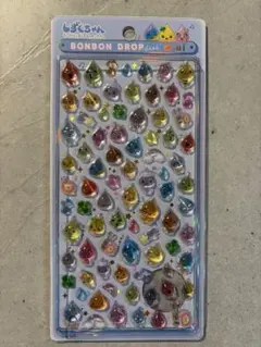 【正規品】ボンボンドロップシールmini　しずくちゃん　しずくの森のなかまたち
