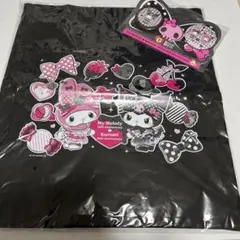 My Melody & Kuromi トートバッグ 缶バッチセット