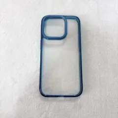 iPhone 15 Pro ケース 強化ガラス 6.1インチ　ブルー