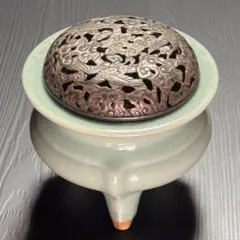 新品 未使用 香炉 925銀製 透かし 鳳凰蓋 - メルカリ