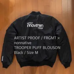 【新品】fragment design x nonnative ma-1 黒