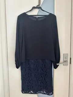 グリーンレーベルリラクシング　ワンピース　ネイビー