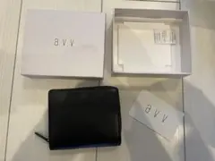a.v.v ブラック 二つ折り財布