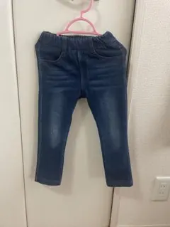 ダークブルー 長ズボン ポケット付き