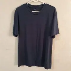 ユニクロ　ダークブルー Lサイズ　 Tシャツ