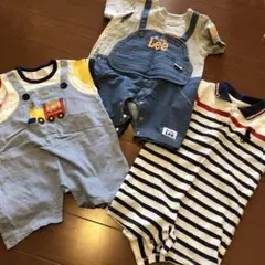 Buddy Lee オーバーオールロンパース　80cm