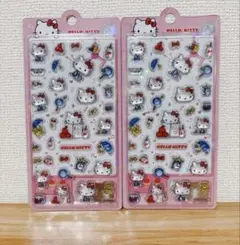 キティちゃん2枚セット　ドロップシール