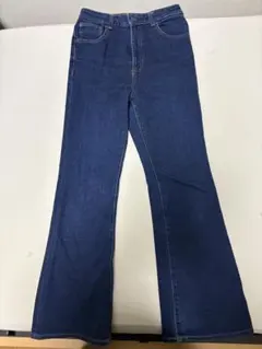 GUジーユー　フレアジーンズ　341744