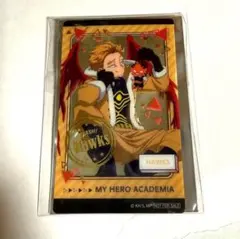 ヒロアカ namco 特典クリアイラストカード ホークス　箔押し