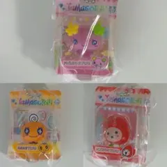 たまごっちガチャガチャ　コレクションパッケージ　めめっち　ふらわっち　いちごっち