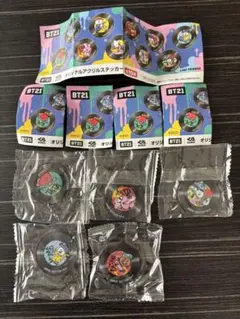 BT21 くら寿司　アクリルステッカー