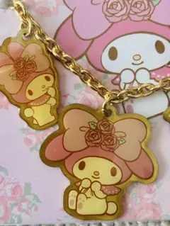 サンリオ　マイメロ　バッグチャーム　リズリサ×マイメロディ　コラボ　未使用のサムネイル