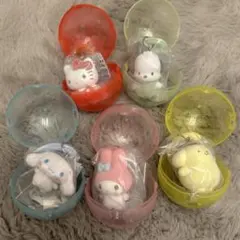 サンリオ　カラフルカラビナマスコットチャーム　コンプセット