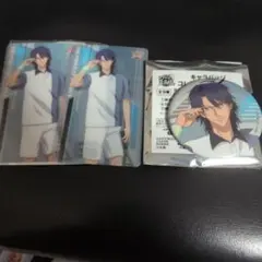 新テニスの王子様クリアシート&キャラバッジ 氷帝 忍足侑士