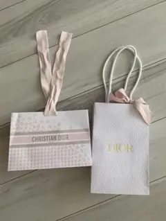 CHRISTIAN DIOR 紙袋 2点セット　リボン付き