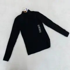 ⭐️新品ハイネックニット⭐️ジュニアサイズ150 タグ付き ブラック 万能