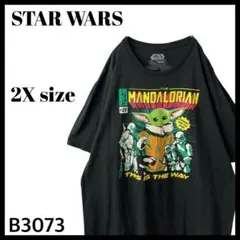 古着 スターウォーズ マンダロリアン グローグー Tシャツ ボバフェット 2X