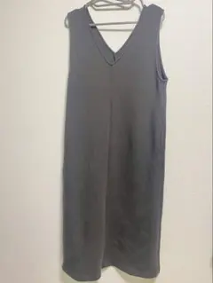 匿名配送　二重編みスウェットジャンパースカート