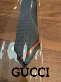 GUCCI ブルー系 ネクタイ
