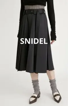 SNIDEL スナイデル　デザインプリーツスカート　0サイズのサムネイル