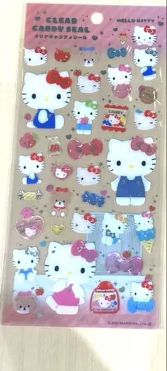 [正規品新品未使用]サンリオクリアキャンディシール ハローキティ