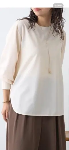 Jena espace merveilleux トロミバックギャザーブラウス F