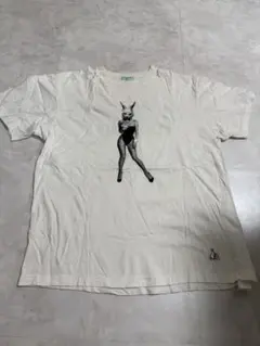 【沖縄限定・L】#FR2月桃 バニーガール フォトメッセージ Tシャツ 白のサムネイル