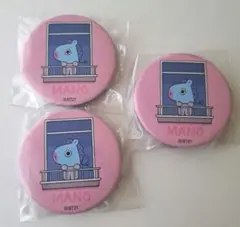 BT21 MANG 缶バッジ 3個セット BTS J-HOPE ホソク