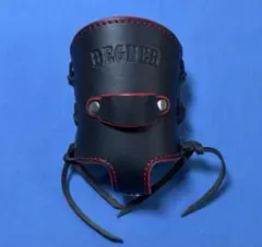 デグナー（DEGNER）「DH-4」レザー・ドリンクホルダー　ブラック-レッドのサムネイル
