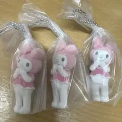 サンリオ ミニチュアチャーム ライブキャラクター マイメロディ　３体セット
