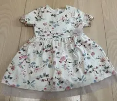 美品　プチバトー　ワンピース　86cm