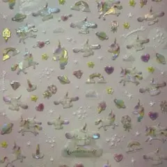 ネイルシール 5D3D立体 シナモロール オーロラ シナモン キャラクター