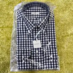 スーツセレクト　ギンガムチェック　ワイシャツ　長袖　M80のサムネイル