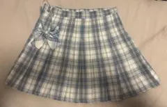 水色 制服ディズニー コスプレ プリーツスカート リボン