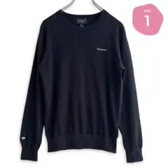 449 パーリーゲイツ 定価49,500円 カシミヤニットパーカー 紺 0 S 449 パーリーゲイツ 定価49,500円 カシミヤニットパーカー 紺 0 S