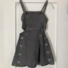 rabyraby デニムジャンバースカート 150