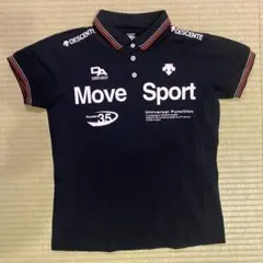 DESCENTE Move Sport ポロシャツ L ブラック