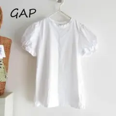 GAP ギャップ　ソデシャツ地　Tシャツ　白　XXSのサムネイル