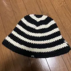 STUSSY SWIRL KNIT BUCKET HAT