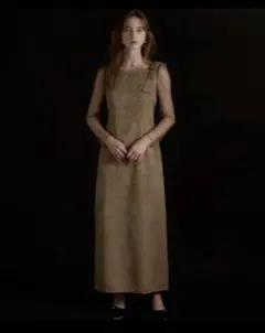 LERURE Shoulder ribbon jacquard dress - メルカリ