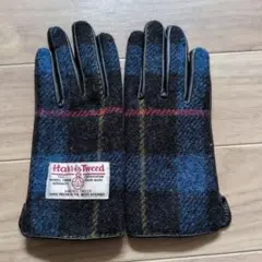 Harris Tweed チェック柄手袋のサムネイル
