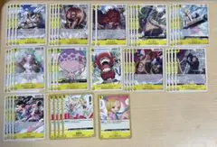 ワンピースカード　神の島の冒険　ノーマルカード　黄44枚セット