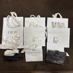 Dior ショップ袋 8枚とリボン 2本セット