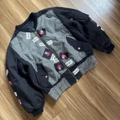 PINK HOUSE ピンクハウス ギンガムチェックブルゾン ワッペン 刺繍