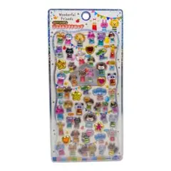 【おまとめ可】ジュエルプチドロップステッカー　ワンダフルフレンズ　カミオジャパン