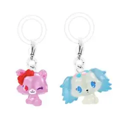 ジュエルペット めじるしアクセサリー 2個セット ガーネット サフィー ガチャ