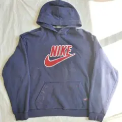 〜*〜様 nike ナイキ メキシコ製パーカーフーディーフェルトワッペン 古着ス