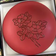 ⭐️新品⭐️新潟県無形文化財・村上堆朱 岩牡丹菓子器 ヴィンテージ
