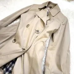 極美品】マッキントッシュフィロソフィー トレンチコート チェック 36