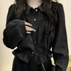 ブラウスl前開き